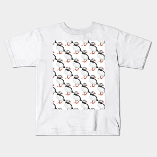 Puffin Pattern Kids T-Shirt